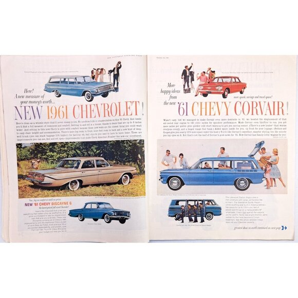 Vintage Saturday Evening Post October 29 1960 JFK John F Kennedy Norman Rockwell - Picture 9 of 15